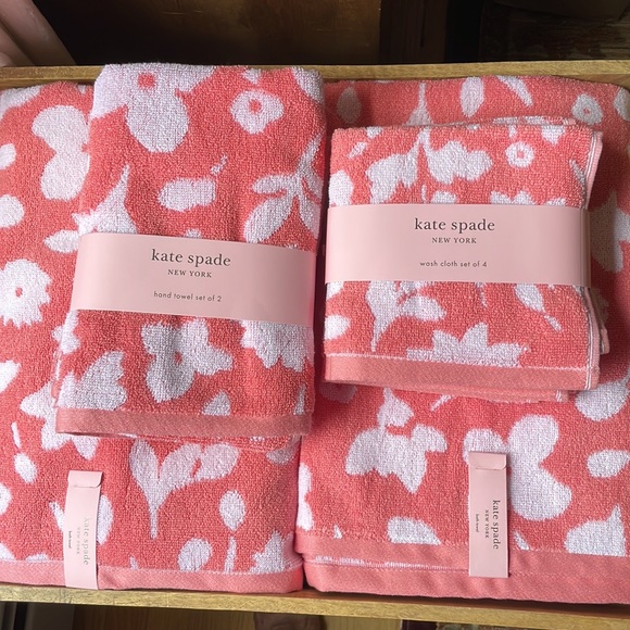 ♠️🎉HP🎉~KATE SPADE ♠️ NEW YORK Beautiful Bath Towel Set 🛀🏻NWT! - Picture 5 of 15